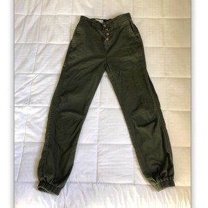 XS Olive Green Utility Pants